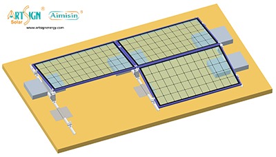 Балластировка солнечных батарей на плоских крышах
