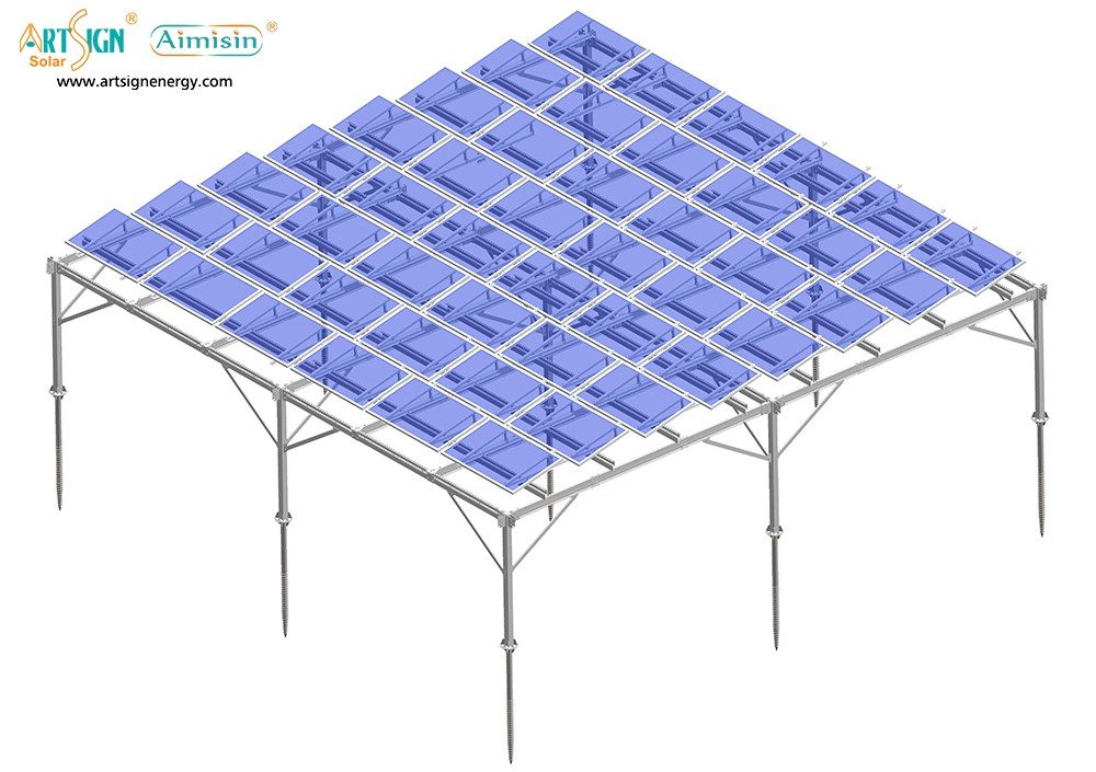 agricultural solar PV racking systems