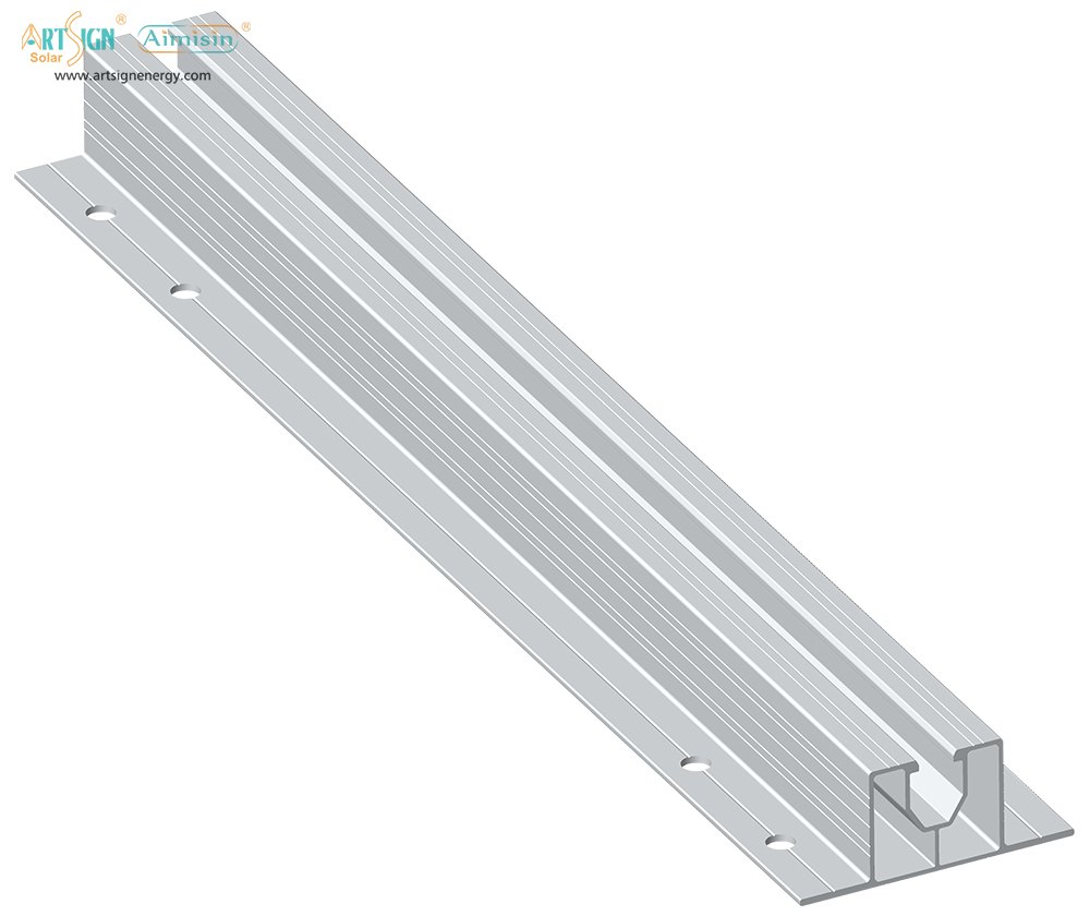 ART SIGN solar panel aluminum rail mount SR-09#