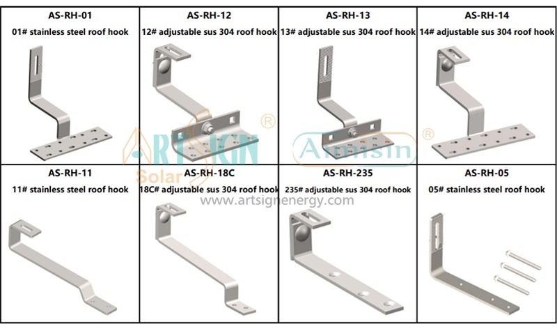 stainless steel 304 roof hooks