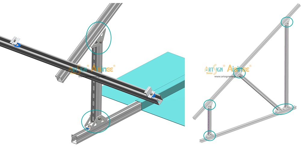 ART SIGN pv steel structure