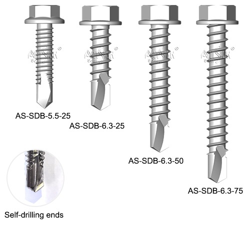 solar self drilling screws