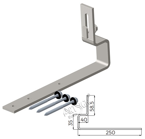 solar bracket tile roof