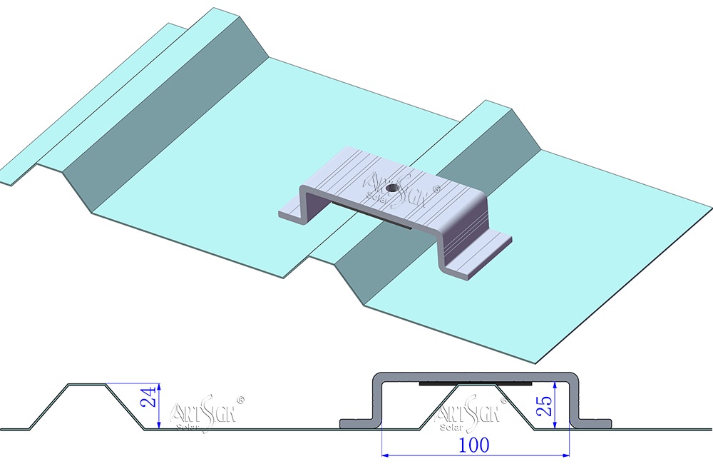 solar bracket tile roof