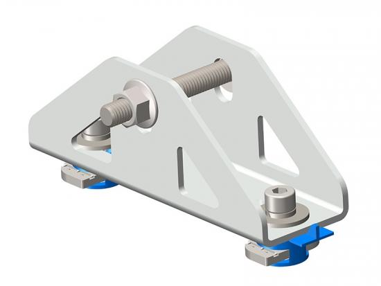 Solar PV triangle connector brackets