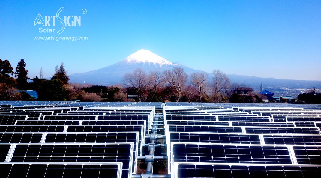 Стальная солнечная Сельское хозяйство / Ферма Наземная система монтажа в Японии