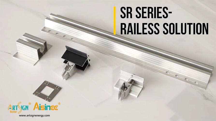 Заводская цена на короткие алюминиевые монтажные рельсы для фотоэлектрических панелей